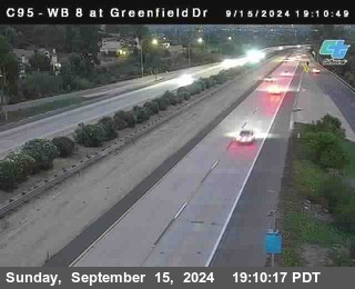 WB 8 at Greenfield Street