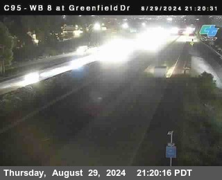 WB 8 at Greenfield Street