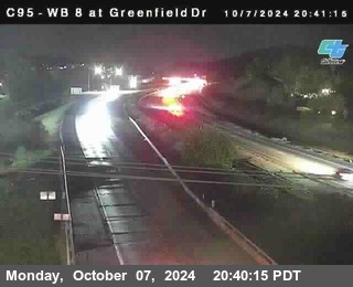 WB 8 at Greenfield Street