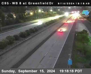 WB 8 at Greenfield Street