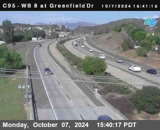 WB 8 at Greenfield Street