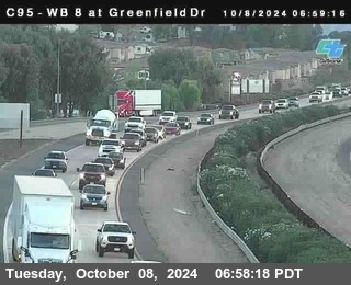 WB 8 at Greenfield Street