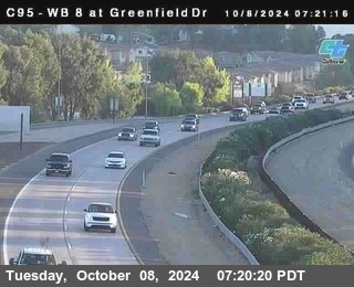 WB 8 at Greenfield Street