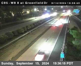 WB 8 at Greenfield Street