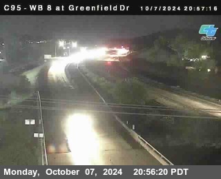 WB 8 at Greenfield Street