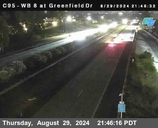 WB 8 at Greenfield Street