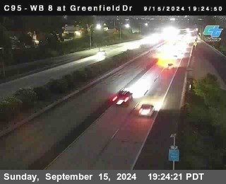 WB 8 at Greenfield Street