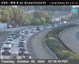 WB 8 at Greenfield Street