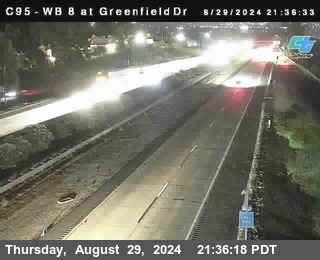 WB 8 at Greenfield Street