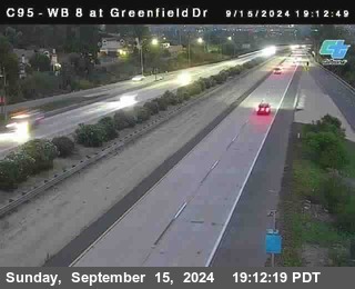 WB 8 at Greenfield Street