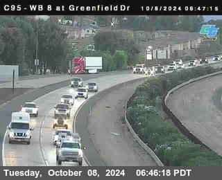 WB 8 at Greenfield Street