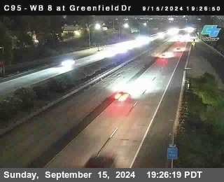 WB 8 at Greenfield Street