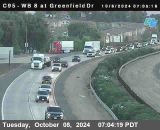 WB 8 at Greenfield Street