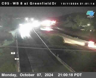 WB 8 at Greenfield Street