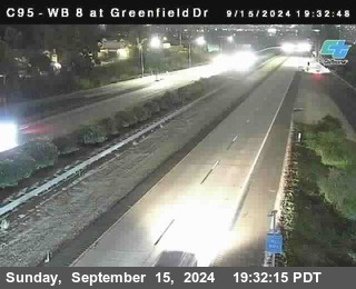 WB 8 at Greenfield Street