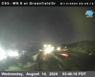 WB 8 at Greenfield Street