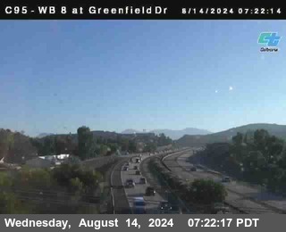 WB 8 at Greenfield Street