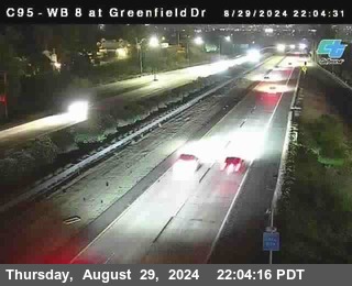 WB 8 at Greenfield Street