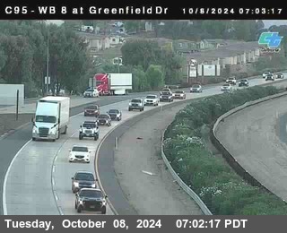 WB 8 at Greenfield Street