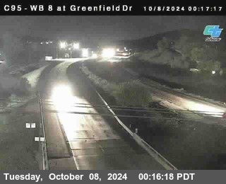 WB 8 at Greenfield Street