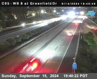 WB 8 at Greenfield Street