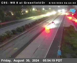 WB 8 at Greenfield Street