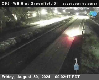 WB 8 at Greenfield Street