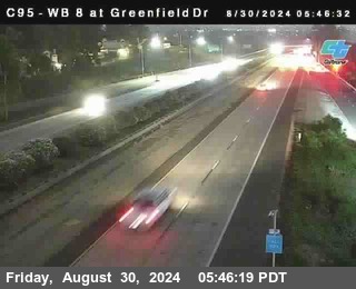 WB 8 at Greenfield Street