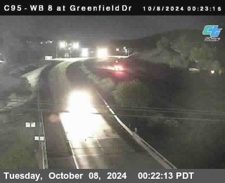 WB 8 at Greenfield Street