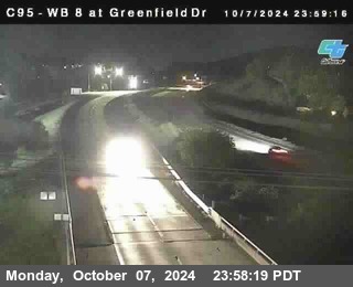 WB 8 at Greenfield Street