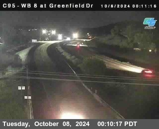 WB 8 at Greenfield Street