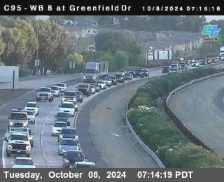 WB 8 at Greenfield Street