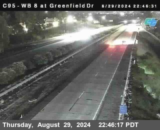 WB 8 at Greenfield Street