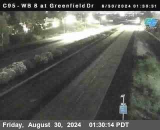 WB 8 at Greenfield Street