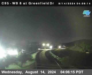 WB 8 at Greenfield Street