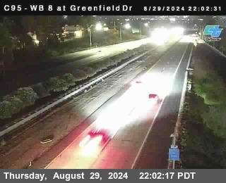 WB 8 at Greenfield Street