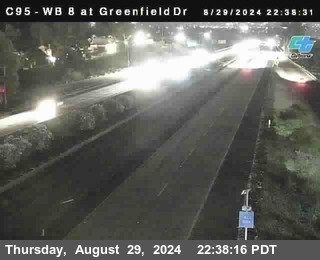 WB 8 at Greenfield Street