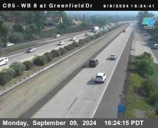 WB 8 at Greenfield Street