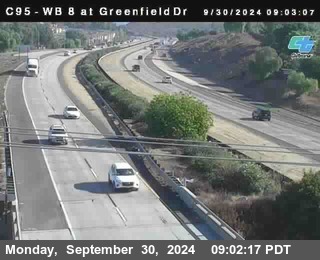 WB 8 at Greenfield Street