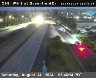 WB 8 at Greenfield Street