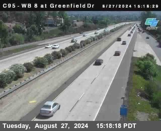 WB 8 at Greenfield Street