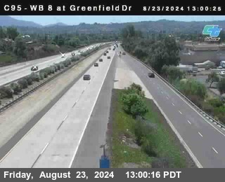 WB 8 at Greenfield Street