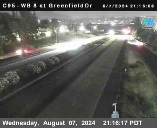 WB 8 at Greenfield Street