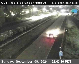 WB 8 at Greenfield Street