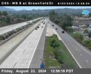 WB 8 at Greenfield Street