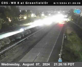 WB 8 at Greenfield Street