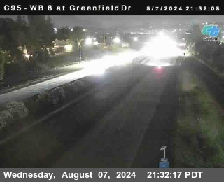 WB 8 at Greenfield Street