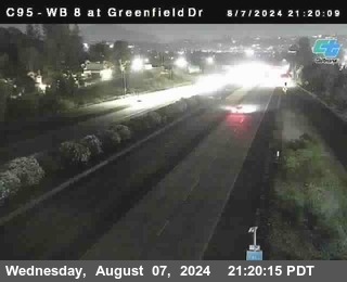 WB 8 at Greenfield Street