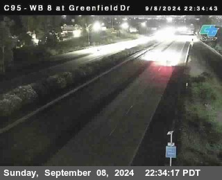 WB 8 at Greenfield Street