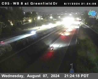 WB 8 at Greenfield Street